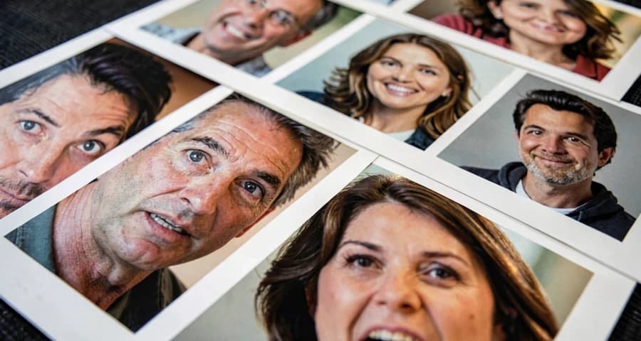 cartões de expressões faciais usados em atividade de reconhecimento emocional na creche