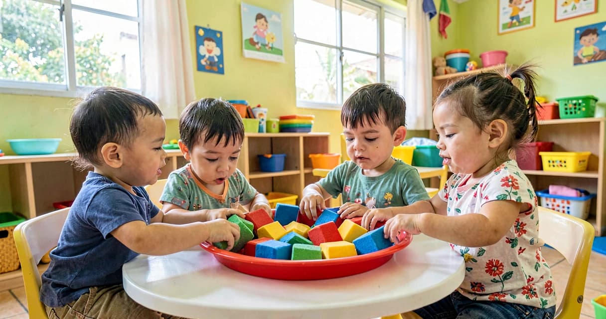 plano de aula espuma colorida: bebês da creche explorando espuma em bandeja rasa