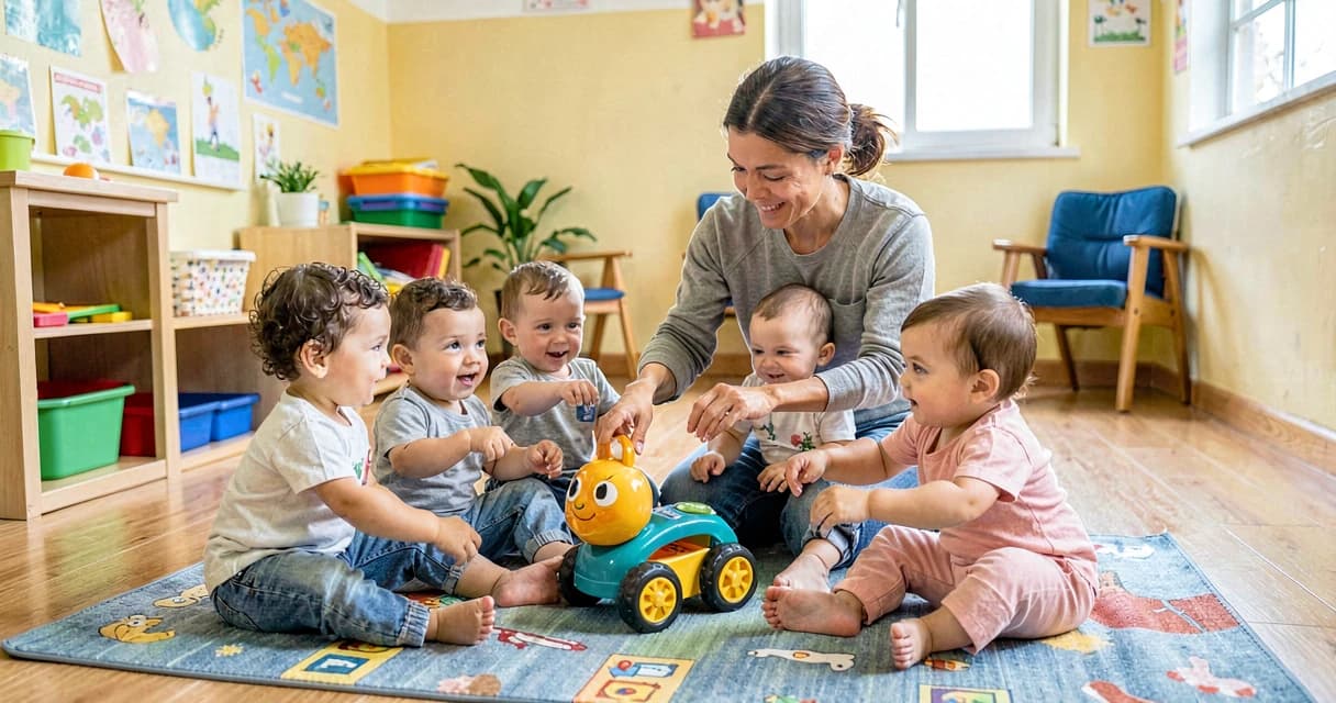 plano de aula reencontro com brinquedo: bebês da creche reconhecendo objeto familiar