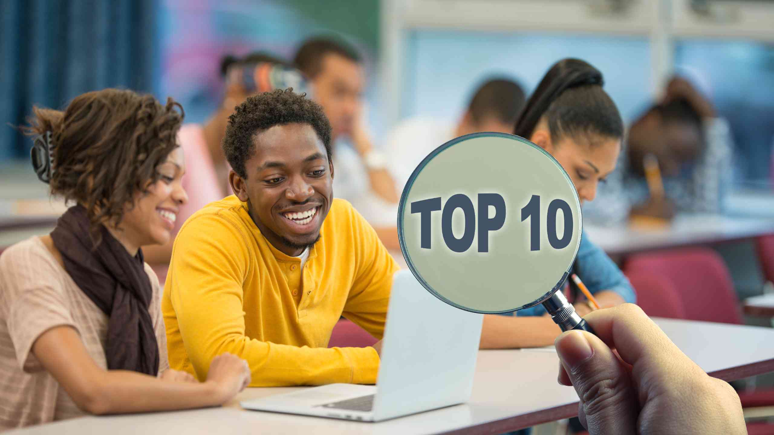 Imagem destacando as melhores faculdades para o curso de Pedagogia EAD, com opções de instituições de ensino superior.