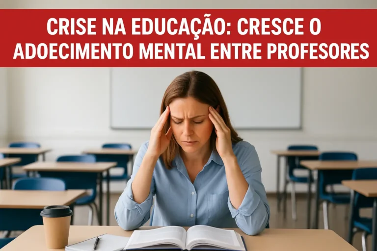 Professores em Alerta: Mais de 1,7 mil afastamentos em 2025 por Adoecimento