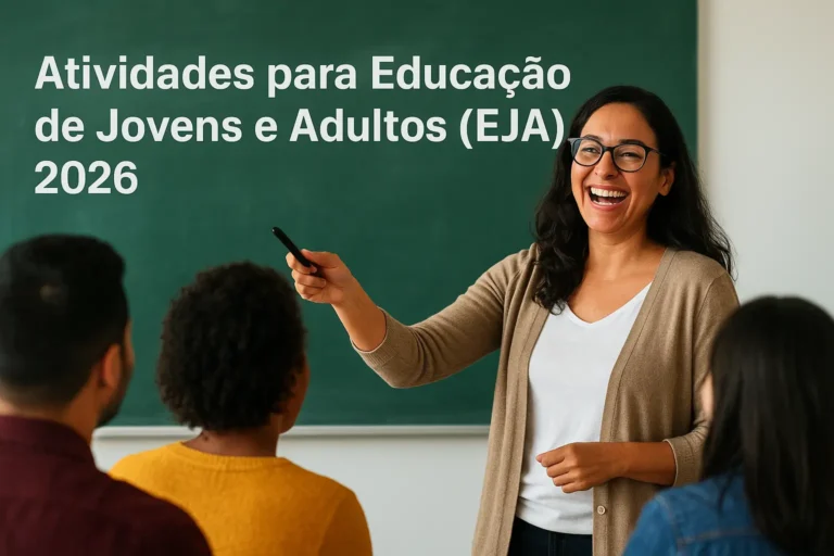Atividades para Educação de Jovens e Adultos (EJA) – Guia Completo 2026
